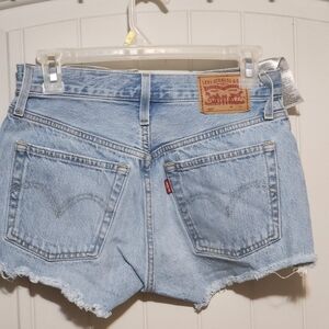 Levi's Light Blue Denim Women Shorts